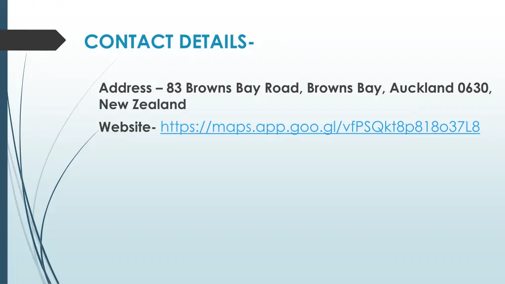 contact details