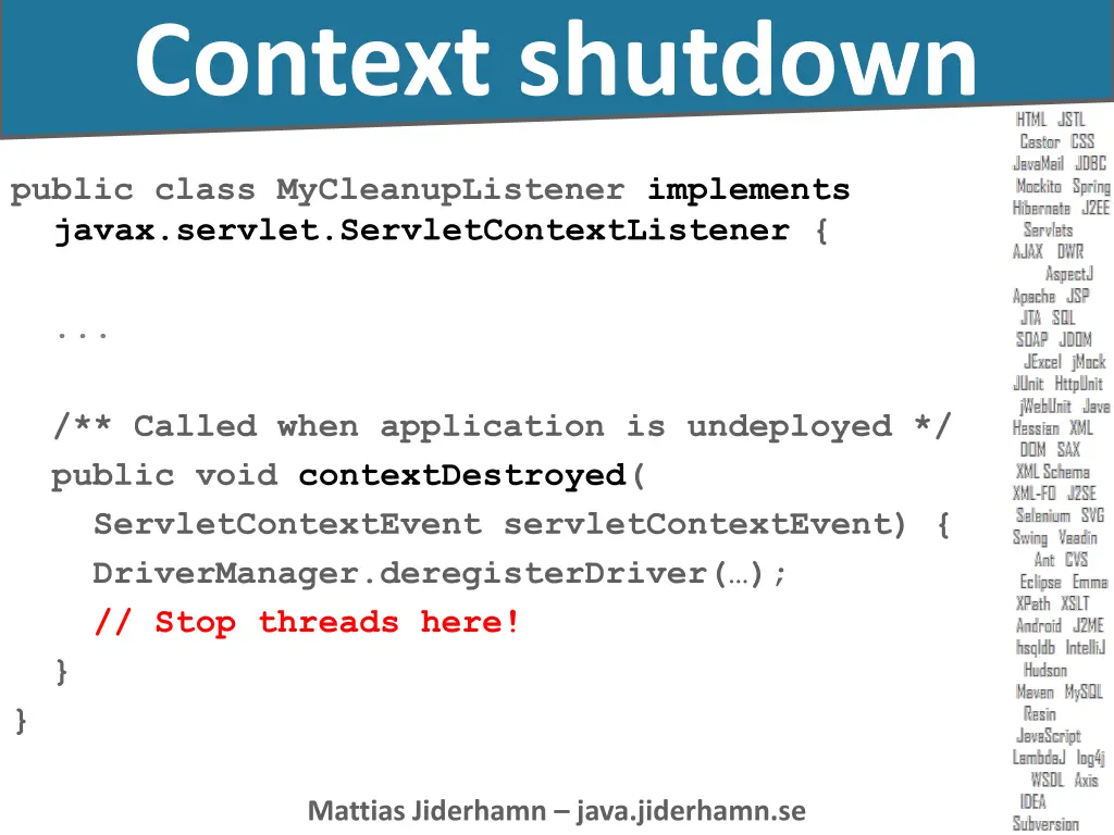 context shutdown 1