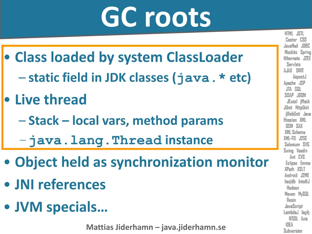 gc roots