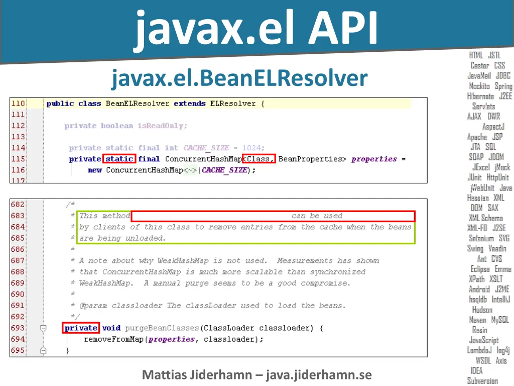 javax el api javax el beanelresolver