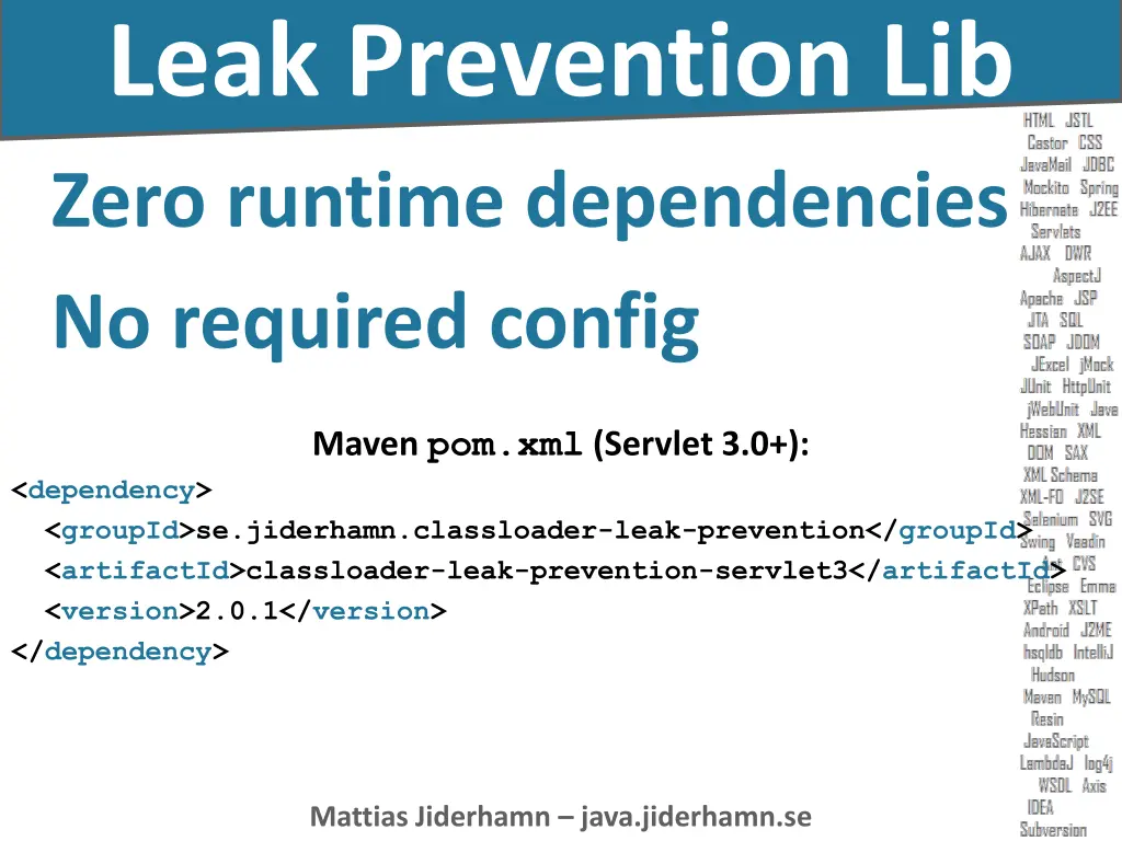 leak prevention lib zero runtime dependencies