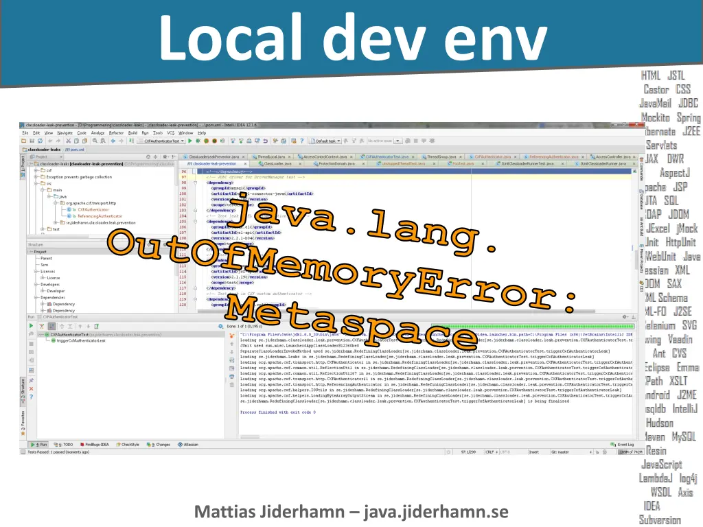 local dev env