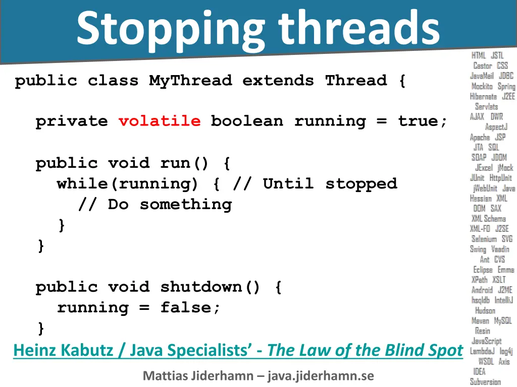 stopping threads 1
