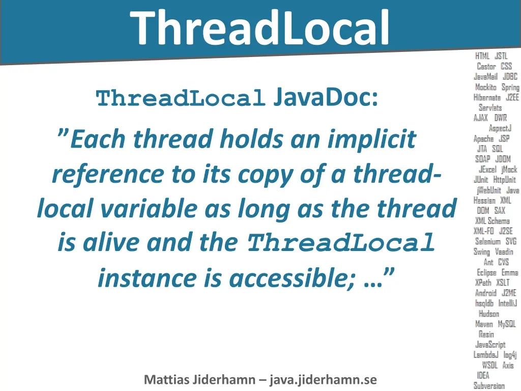threadlocal