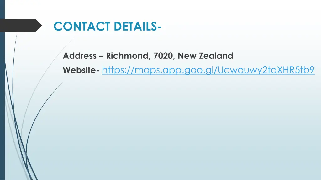 contact details