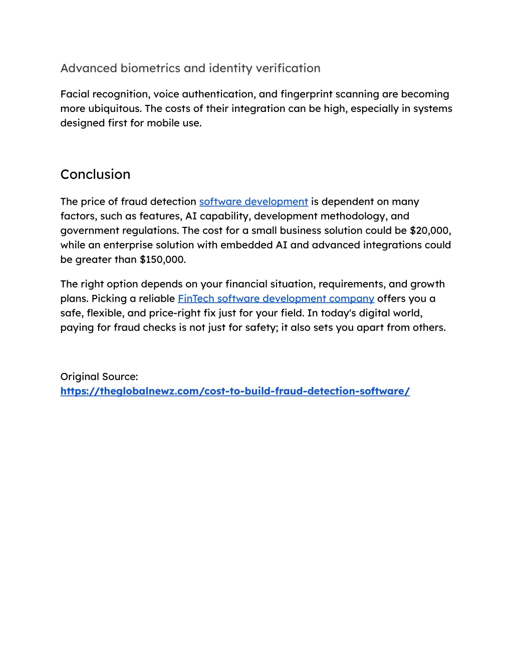 advanced biometrics and identity verification