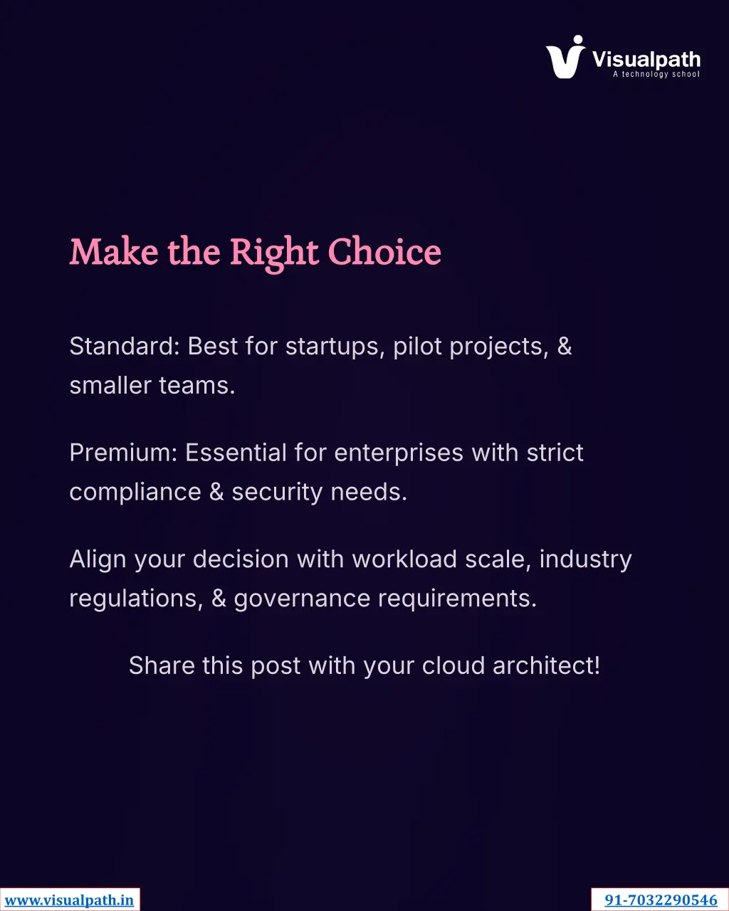 make the right choice make the right choice