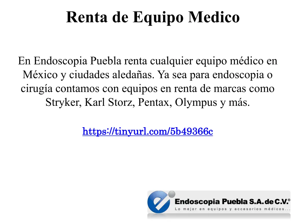 renta de equipo medico