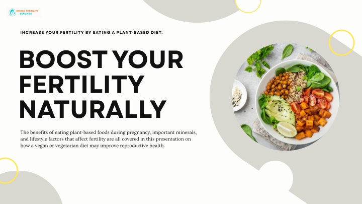 increase your fertility by eating a plant based