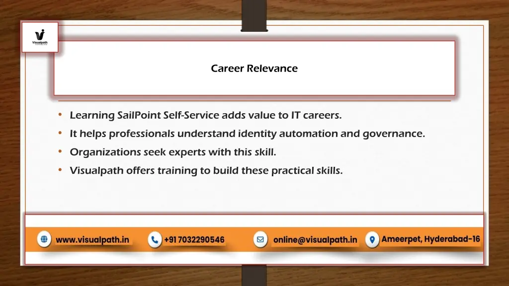 career relevance