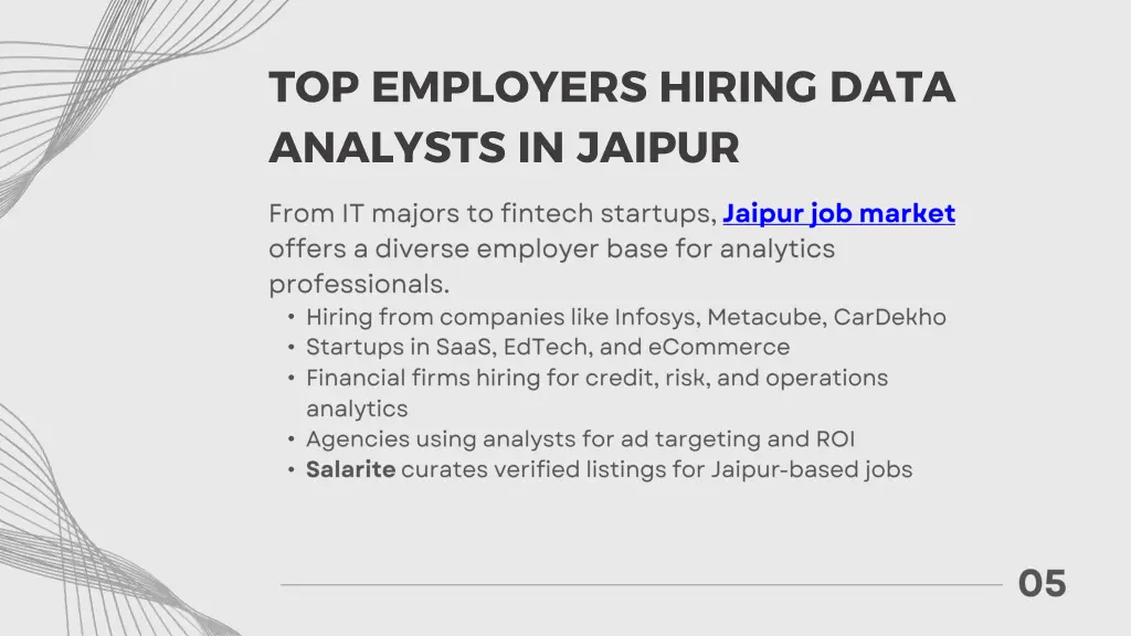 top employers hiring data analysts in jaipur