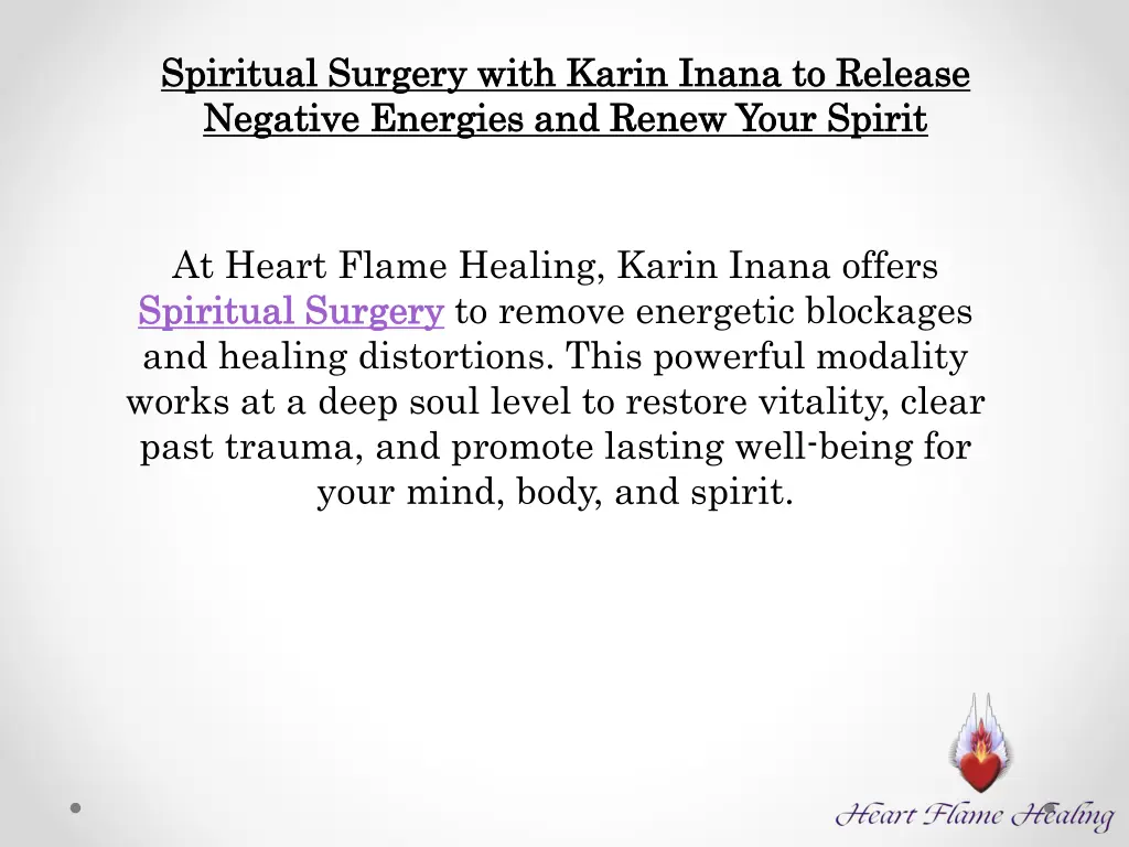 spiritual surgery with karin spiritual surgery