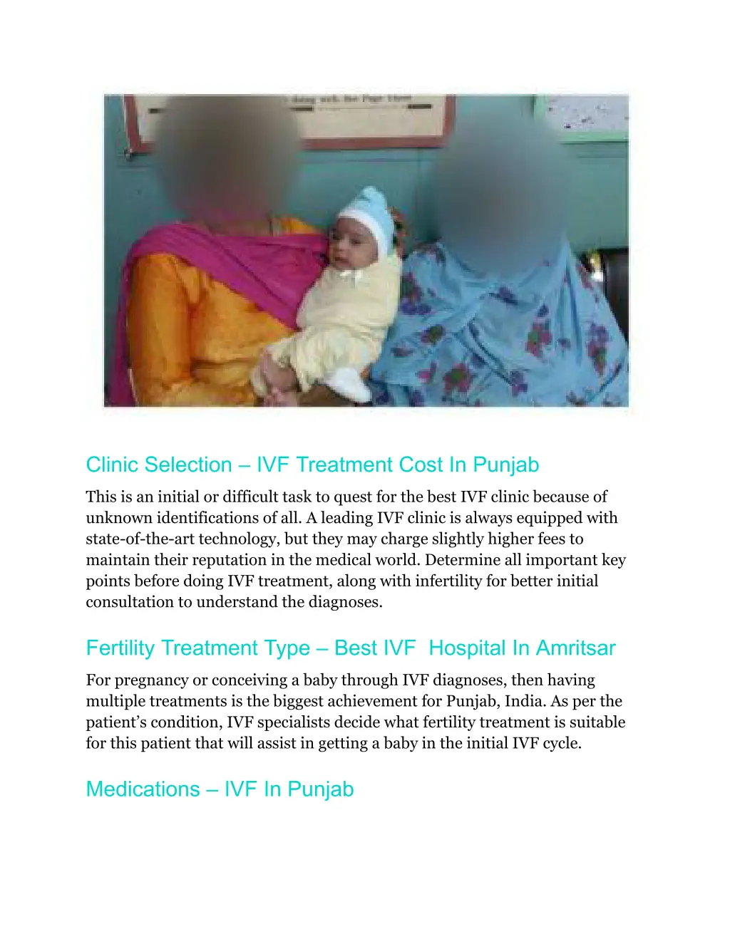 clinic selection ivf treatment cost in punjab