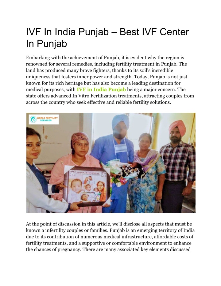 ivf in india punjab best ivf center in punjab