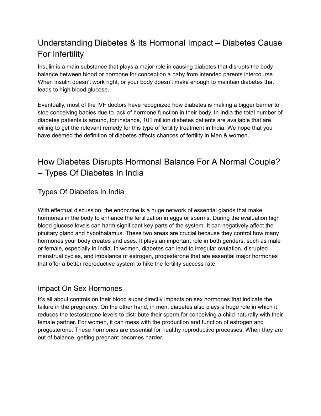 understanding diabetes its hormonal impact
