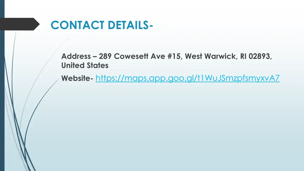 contact details