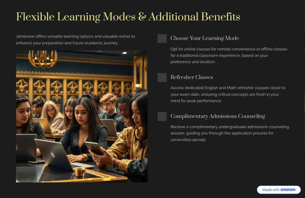 flexible learning modes additional benefits