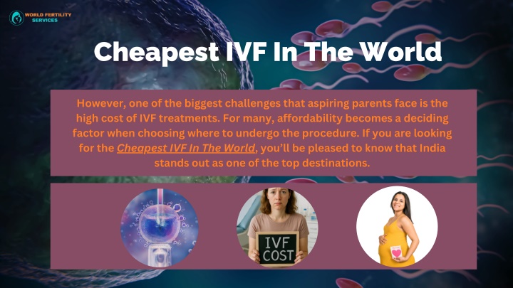cheapest ivf in the world