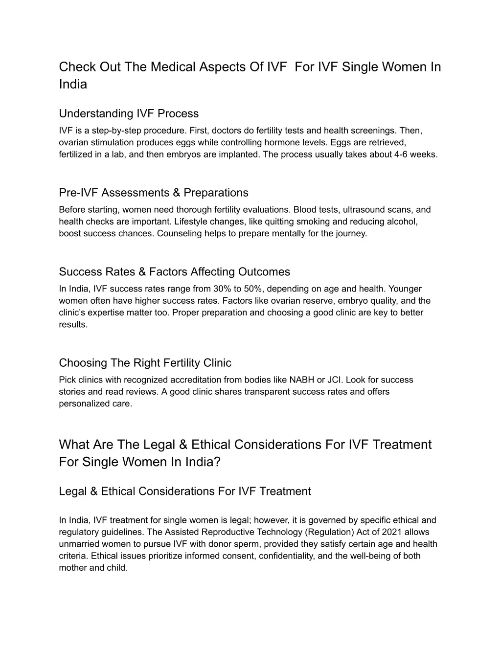 check out the medical aspects
