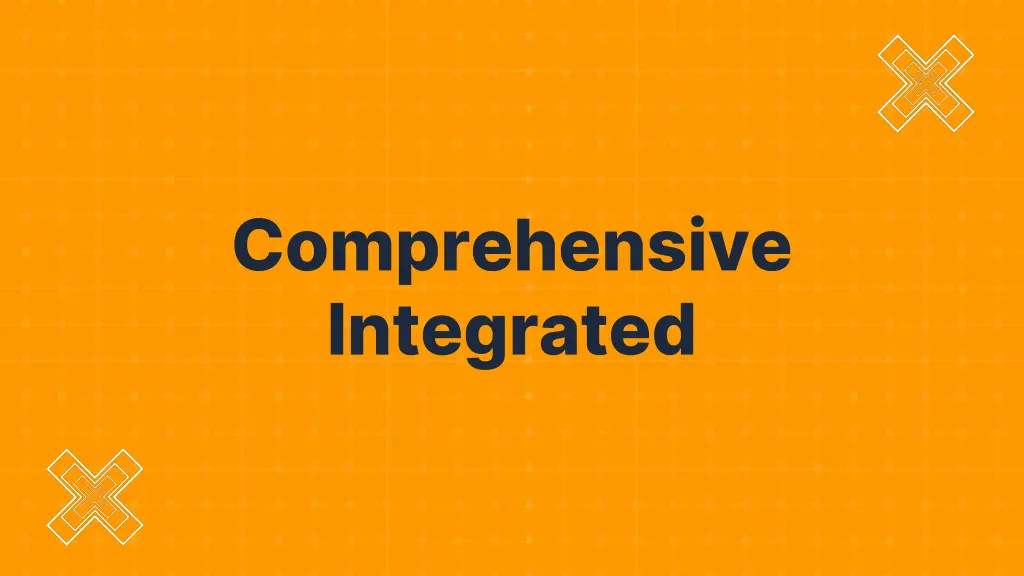 comprehensive integrated
