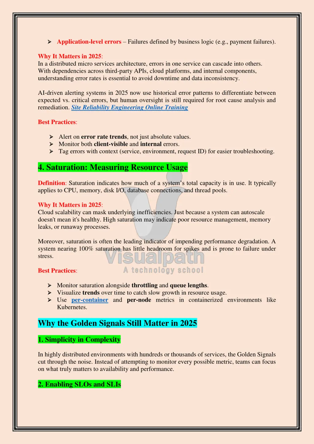 application level errors failures defined