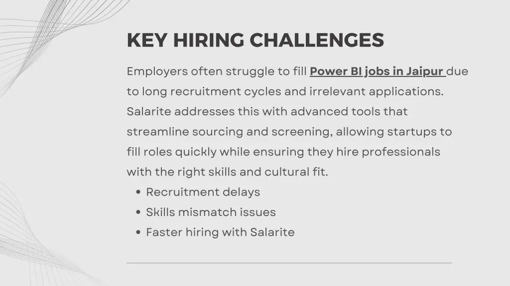 key hiring challenges