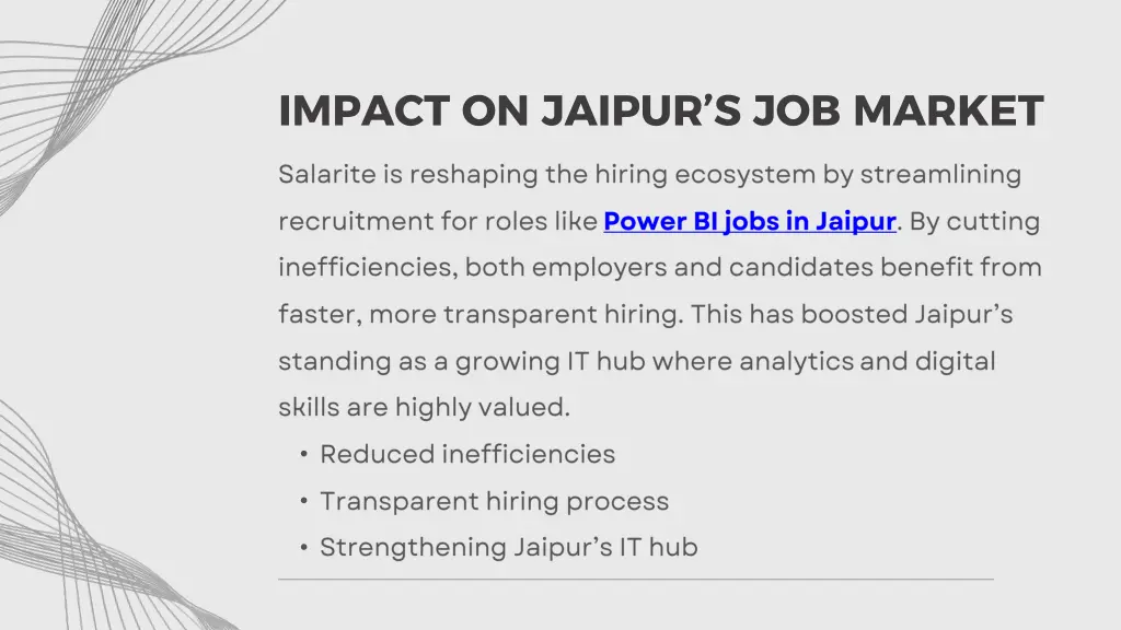 impact on jaipur s job market