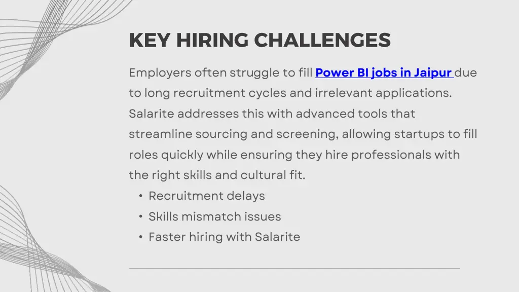 key hiring challenges