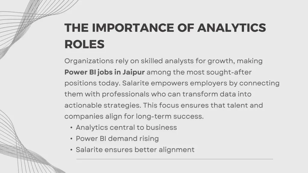 the importance of analytics roles