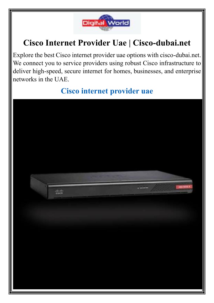 cisco internet provider uae cisco dubai net