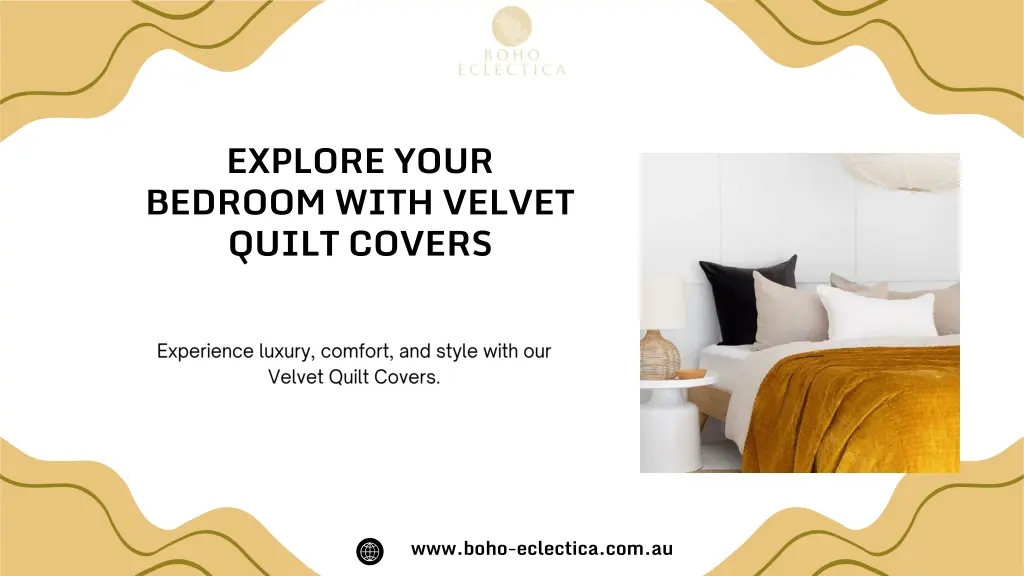 explore your bedroom with velvet quilt covers