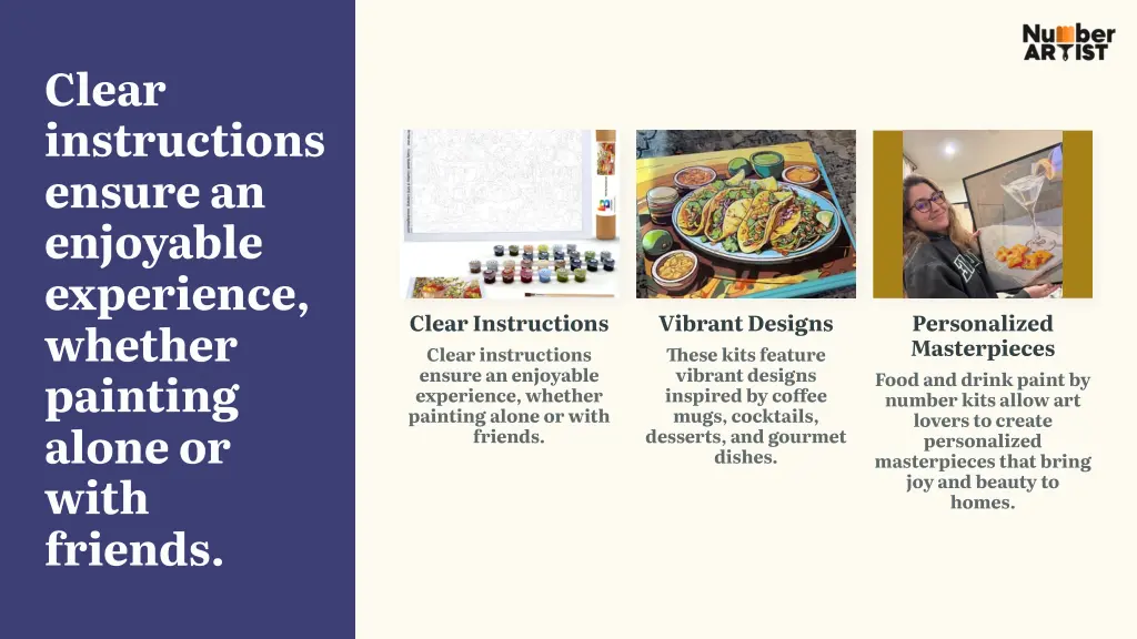 clear instructions ensure an enjoyable experience