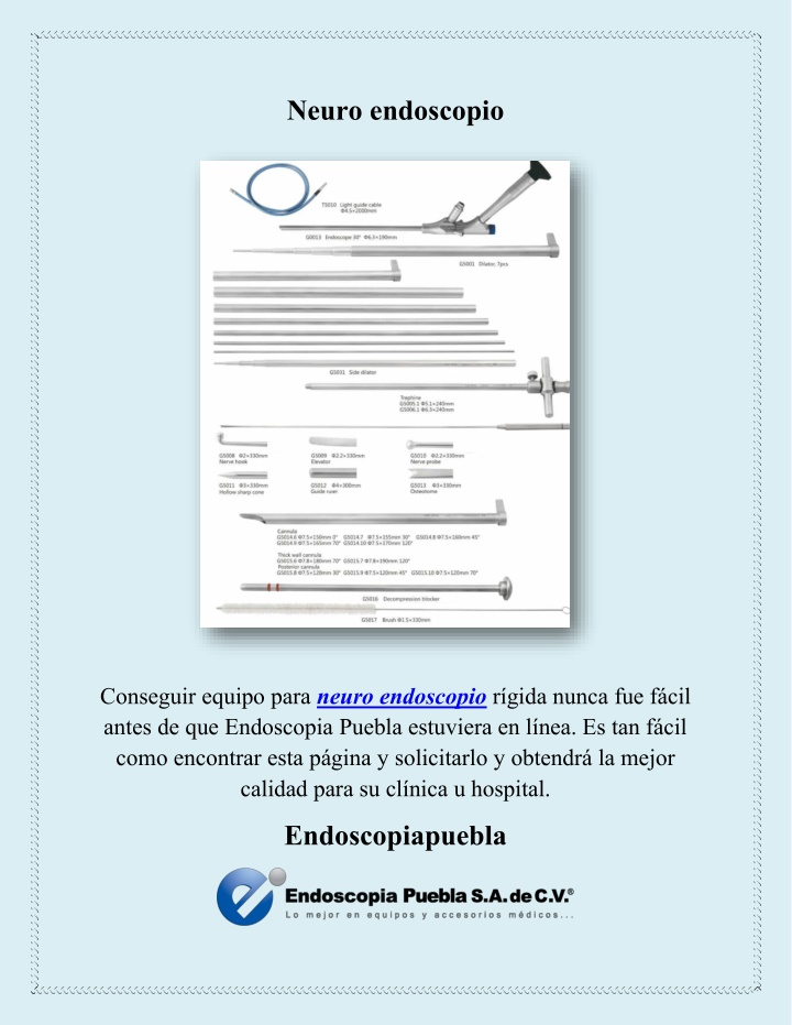 neuro endoscopio