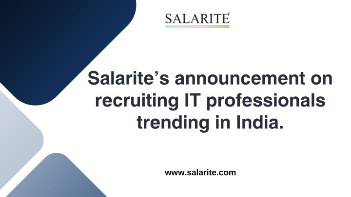 salarite s announcement on recruiting