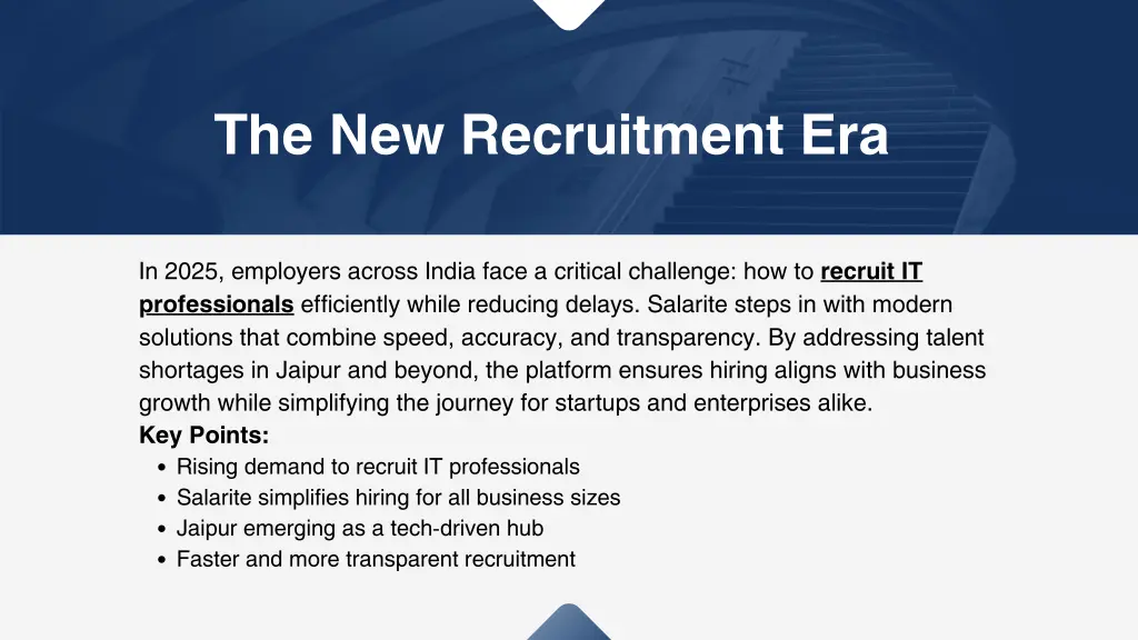 the new recruitment era