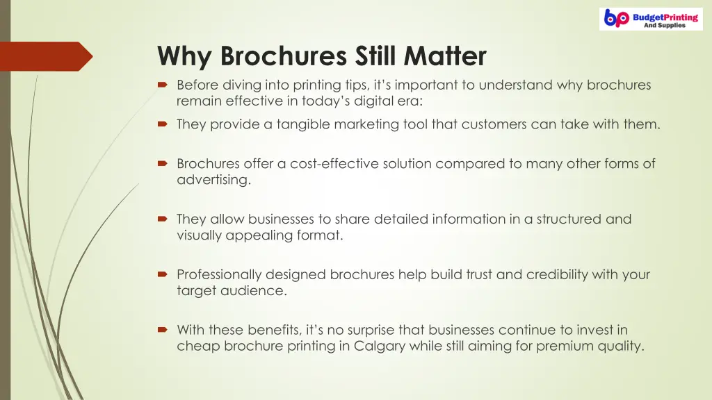 why brochures still matter before diving into