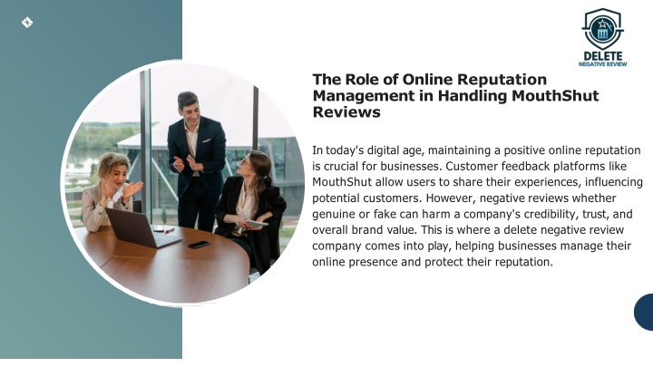 the role of online reputation management