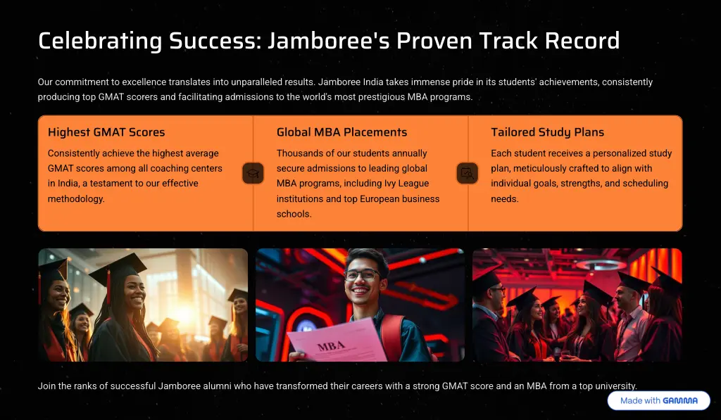 celebrating success jamboree s proven track record
