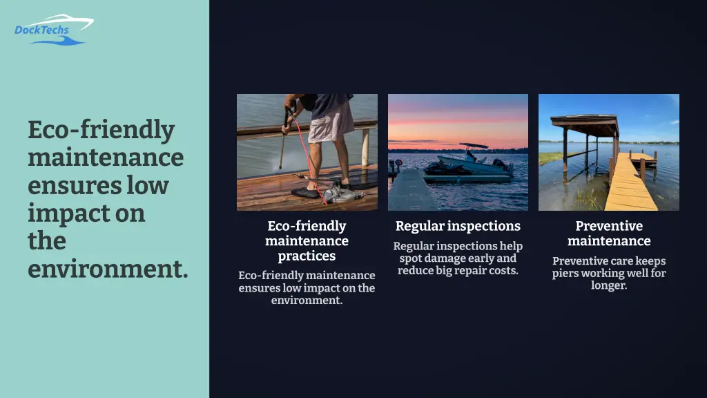 eco friendly maintenance ensures low impact