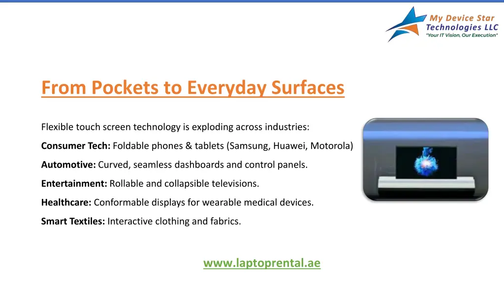 from pockets to everyday surfaces