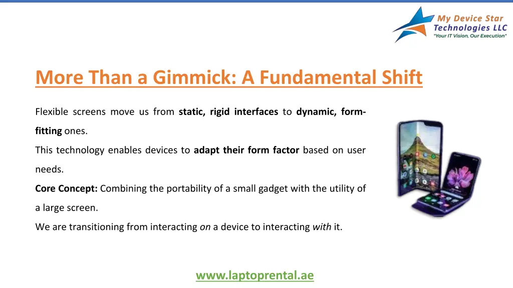 more than a gimmick a fundamental shift