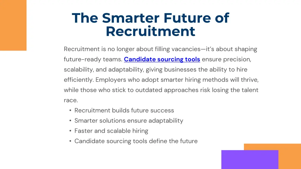 the smarter future of recruitment