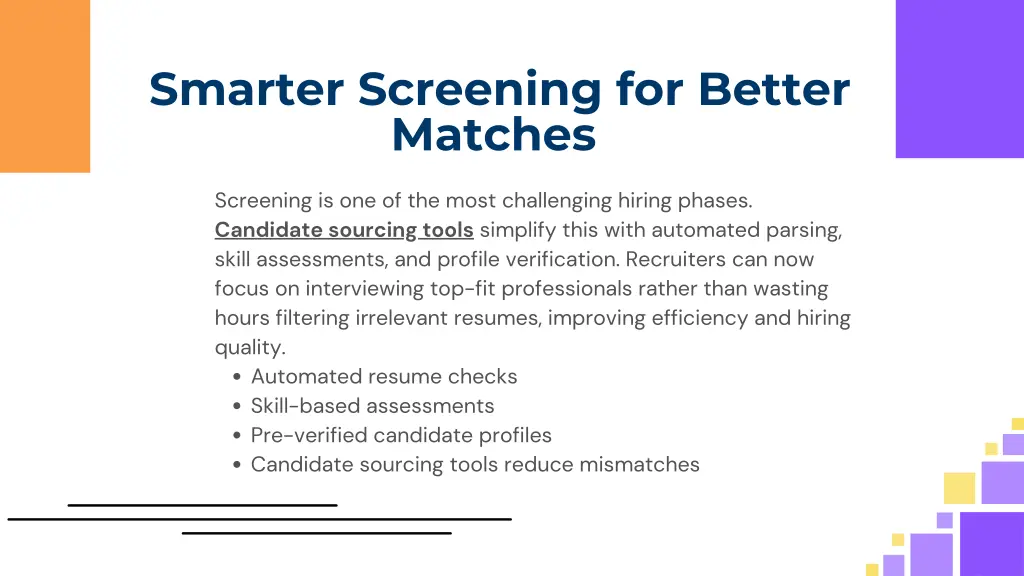smarter screening for better matches