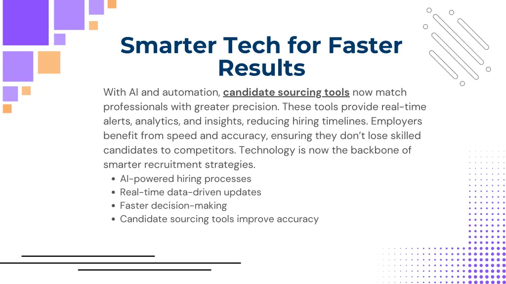 smarter tech for faster results with