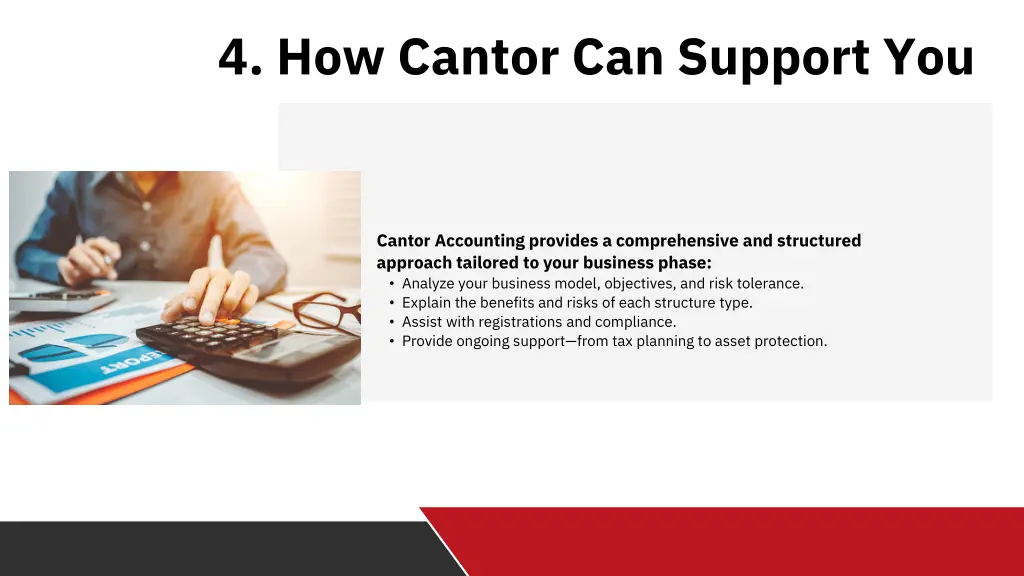 4 how cantor can support you