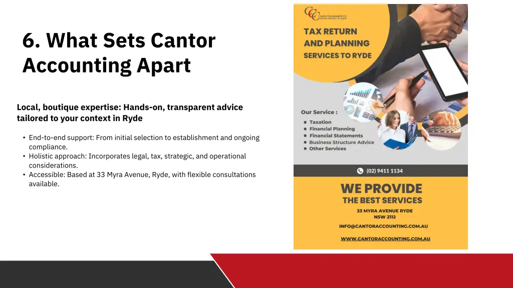 6 what sets cantor accounting apart