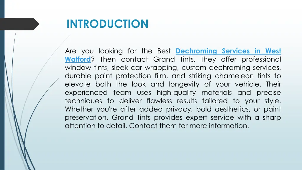 introduction