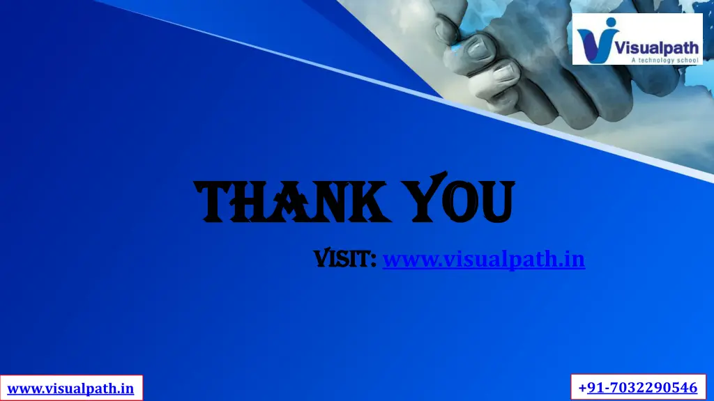 thank you thank you visit visit www visualpath in