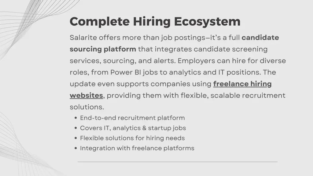 complete hiring ecosystem