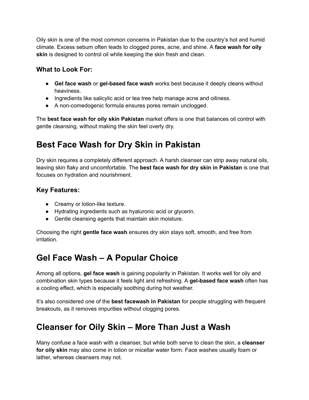 oily skin is one of the most common concerns